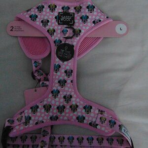 Disney Minnie Mouse Adjustable Dog Harness by Sassy Wolf Size Large